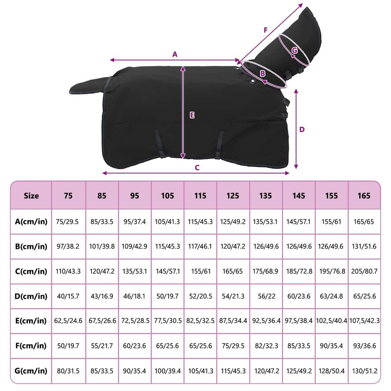 Sport si Outdoor - Accesorii si echipamente sportive - Echitatie - Patura pentru cai Verde inchis si negru 145 cm Poliester - Infinity.ro