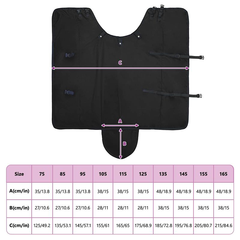 Sport si Outdoor - Accesorii si echipamente sportive - Echitatie - Patura pentru cai Verde inchis si negru 145 cm Poliester - Infinity.ro