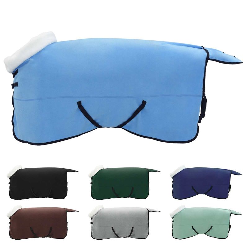 Petshop - Accesorii petshop - Alte accesorii petshop - Patura pentru cai Aqua complet 155 cm Fleece polar - Infinity.ro