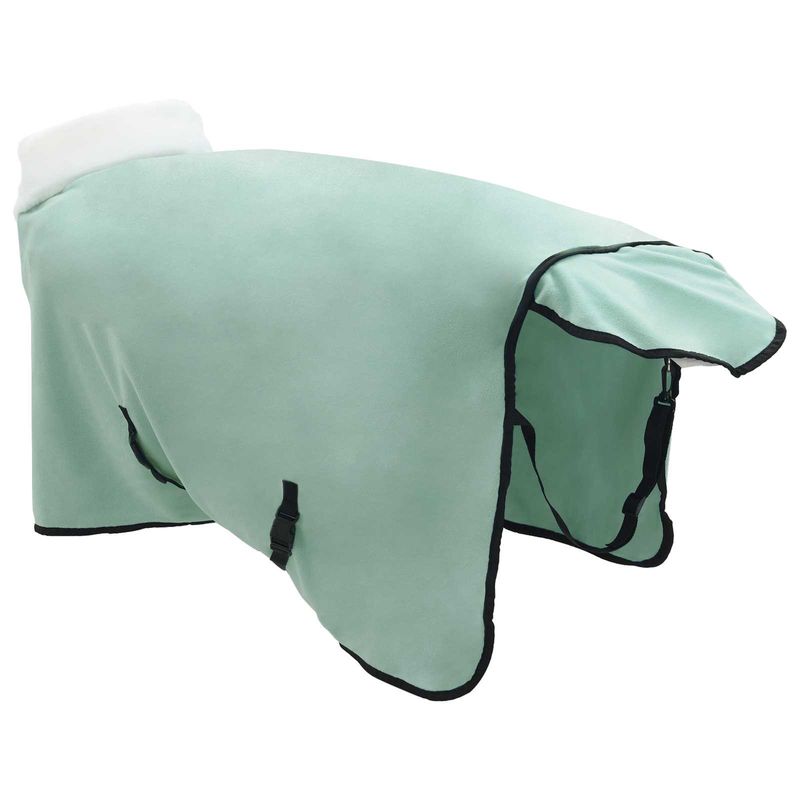 Sport si Outdoor - Accesorii si echipamente sportive - Echitatie - Patura pentru cai Verde inchis complet 105 cm Fleece polar - Infinity.ro