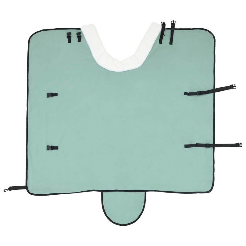 Sport si Outdoor - Accesorii si echipamente sportive - Echitatie - Patura pentru cai Verde inchis complet 105 cm Fleece polar - Infinity.ro