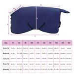 Petshop - Accesorii petshop - Alte accesorii petshop - Patura pentru cai Albastru marin 145 cm Fleece polar - Infinity.ro