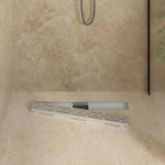 Casa si Gradina - Constructii - Materiale constructii - Sisteme de scurgere - Drenaj pentru dus cu design pe linie Argintiu 70 cm - Infinity.ro