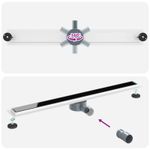 Casa si Gradina - Sanitare - Instalatii hidro - Tevi - Scurgere pentru dus cu capac din sticla si sifon de 360° 90 cm - Infinity.ro