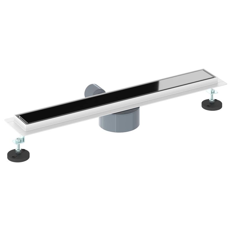 Casa si Gradina - Sanitare - Instalatii hidro - Tevi - Scurgere pentru dus cu capac din sticla si sifon de 360° 60 cm - Infinity.ro