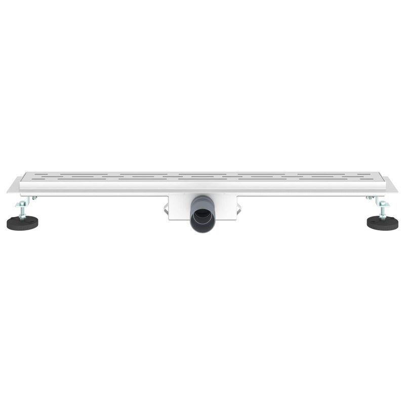 Casa si Gradina - Constructii - Materiale constructii - Sisteme de scurgere - Drenaj pentru dus cu design pe linie Argintiu 80 cm - Infinity.ro