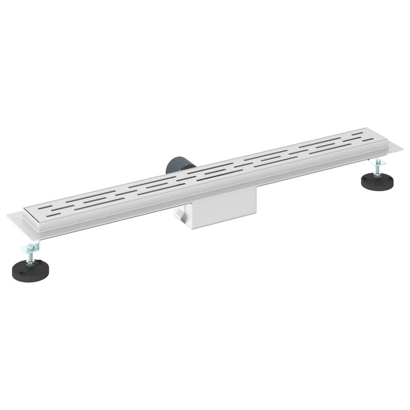 Casa si Gradina - Constructii - Materiale constructii - Sisteme de scurgere - Drenaj pentru dus cu design pe linie Argintiu 80 cm - Infinity.ro