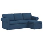 Casa si Gradina - Mobilier - Canapele si coltare - Canapele - Canapea 180cm albastru Metal - Infinity.ro