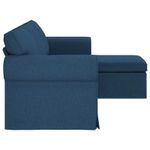 Casa si Gradina - Mobilier - Canapele si coltare - Canapele - Canapea 180cm albastru Metal - Infinity.ro