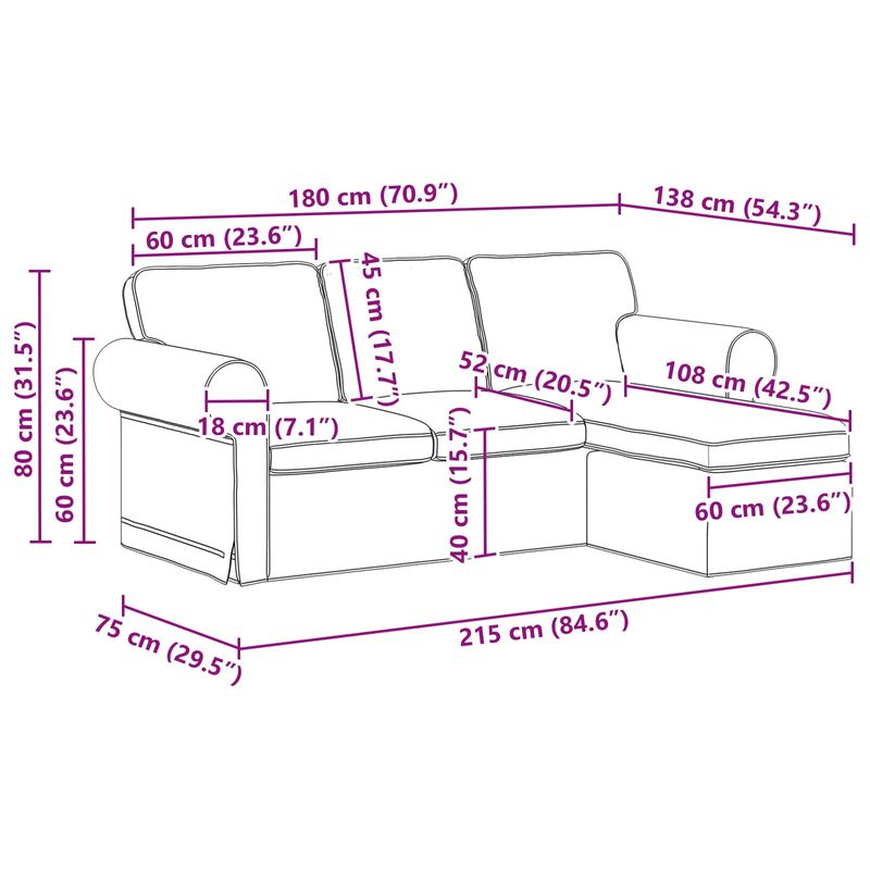 Casa si Gradina - Mobilier - Canapele si coltare - Canapele - Canapea 180cm albastru Metal - Infinity.ro