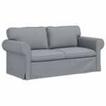 Casa si Gradina - Mobilier - Canapele si coltare - Canapele - Canapea 140cm Gri deschis Metal - Infinity.ro