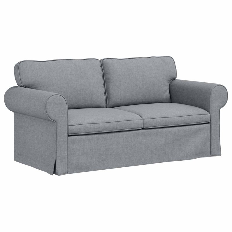 Casa si Gradina - Mobilier - Canapele si coltare - Canapele - Canapea 140cm Gri deschis Metal - Infinity.ro
