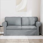 Casa si Gradina - Mobilier - Canapele si coltare - Canapele - Canapea 140cm Gri deschis Metal - Infinity.ro