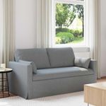 Casa si Gradina - Mobilier - Canapele si coltare - Canapele - Canapea 140cm Gri deschis Metal - Infinity.ro