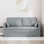 Casa si Gradina - Mobilier - Canapele si coltare - Canapele - Canapea 140cm Gri deschis Metal - Infinity.ro