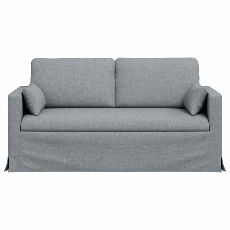 Casa si Gradina - Mobilier - Canapele si coltare - Canapele - Canapea 140cm Gri deschis Metal - Infinity.ro