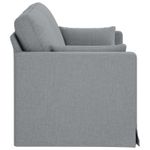 Casa si Gradina - Mobilier - Canapele si coltare - Canapele - Canapea 140cm Gri deschis Metal - Infinity.ro