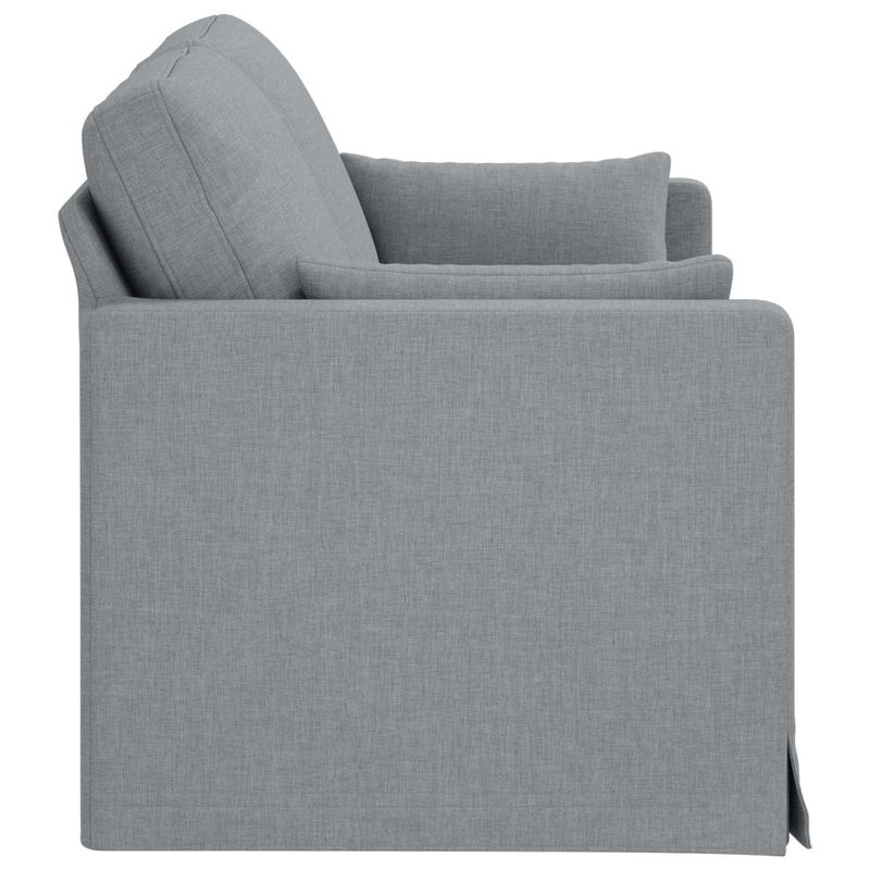 Casa si Gradina - Mobilier - Canapele si coltare - Canapele - Canapea 140cm Gri deschis Metal - Infinity.ro
