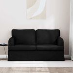 Casa si Gradina - Mobilier - Canapele si coltare - Canapele - Canapea 120cm Negru Metal - Infinity.ro