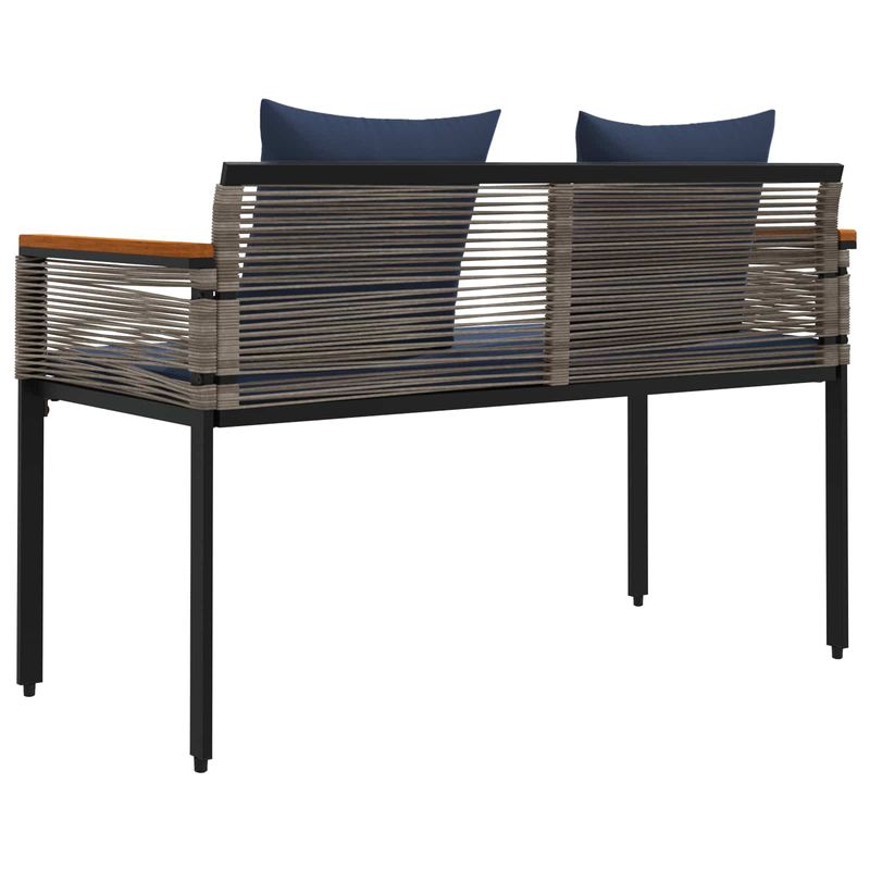 Casa si Gradina - Gradina si terasa - Mobilier exterior - Bancute de gradina - Banca de exterior Gri si albastru marin 117 x 54 x 74.5 cm - Infinity.ro