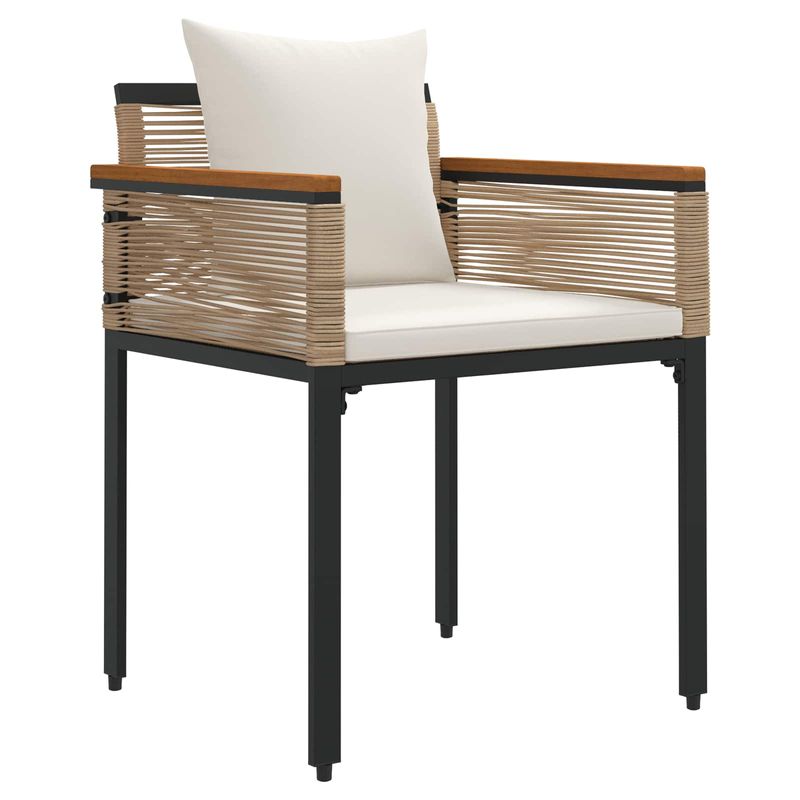 Casa si Gradina - Gradina si terasa - Mobilier exterior - Seturi mobila gradina - Set de Mobilier pentru Exterior 4 pcs Bej si alb crem Ratan PE - Infinity.ro