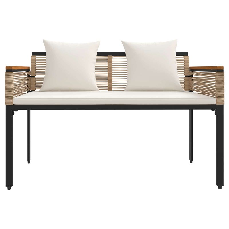 Casa si Gradina - Gradina si terasa - Mobilier exterior - Seturi mobila gradina - Set de Mobilier pentru Exterior 4 pcs Bej si alb crem Ratan PE - Infinity.ro