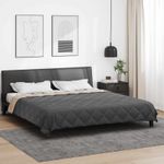 Casa si Gradina - Textile si covoare - Perne si pilote - Pilote - Pilota de vara Antracit si Taupe 220 x 200 cm Microfibra - Infinity.ro