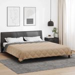 Casa si Gradina - Textile si covoare - Perne si pilote - Pilote - Pilota de vara Antracit si Taupe 220 x 200 cm Microfibra - Infinity.ro