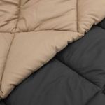 Casa si Gradina - Textile si covoare - Perne si pilote - Pilote - Pilota de vara Antracit si Taupe 220 x 200 cm Microfibra - Infinity.ro