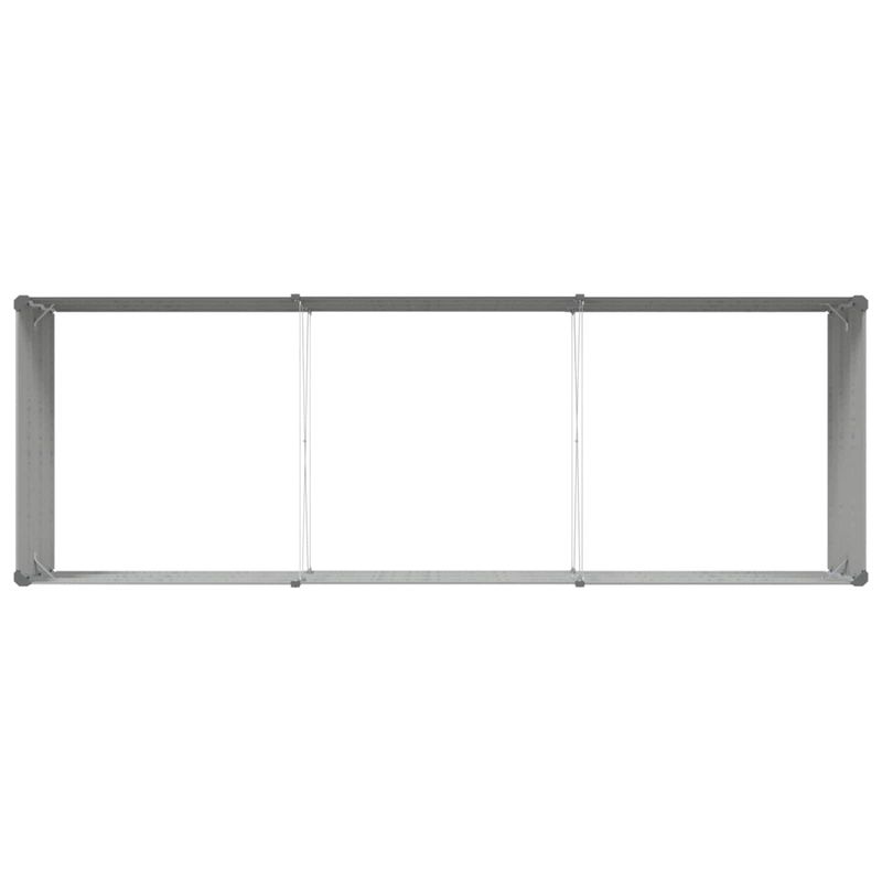 Casa si Gradina - Gradinarit si plante - Plante si ghivece - Ghivece si suporturi - Jardiniera Gri deschis 195 x 100 x 45 cm Otel Galvanizat - Infinity.ro