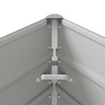 Casa si Gradina - Gradinarit si plante - Plante si ghivece - Ghivece si suporturi - Jardiniera Gri deschis 195 x 100 x 45 cm Otel Galvanizat - Infinity.ro