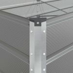 Casa si Gradina - Gradinarit si plante - Plante si ghivece - Ghivece si suporturi - Jardiniera Gri deschis 195 x 100 x 45 cm Otel Galvanizat - Infinity.ro