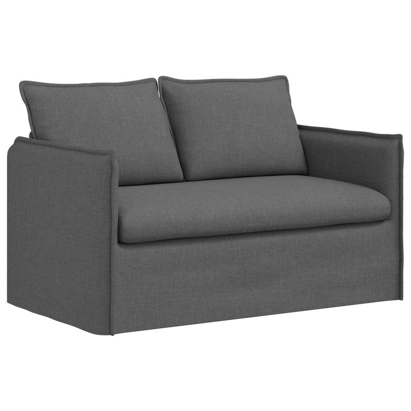 Casa si Gradina - Mobilier - Canapele si coltare - Canapele - Canapea 120cm Gri inchis Metal - Infinity.ro