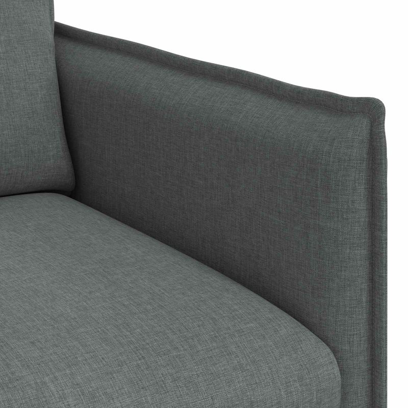 Casa si Gradina - Mobilier - Canapele si coltare - Canapele - Canapea 120cm Gri inchis Metal - Infinity.ro