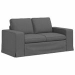Casa si Gradina - Mobilier - Canapele si coltare - Canapele - Canapea 120cm Gri inchis Metal - Infinity.ro