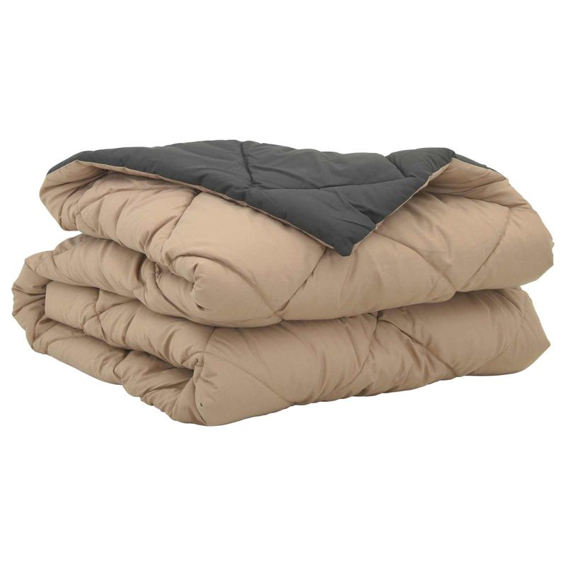 Casa si Gradina - Textile si covoare - Perne si pilote - Pilote - Pilota de vara Antracit si Taupe 220 x 140 cm Microfibra - Infinity.ro