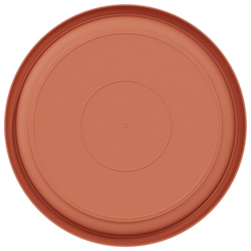 Casa si Gradina - Gradinarit si plante - Plante si ghivece - Ghivece si suporturi - Tava rotunda pentru flori 24 pcs Rosu caramida Ø 14 x 2 cm - Infinity.ro
