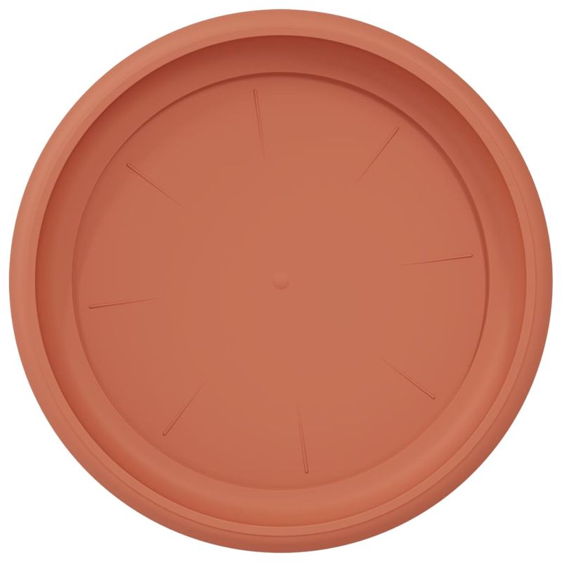 Casa si Gradina - Gradinarit si plante - Plante si ghivece - Ghivece si suporturi - Tava rotunda pentru flori 24 pcs Rosu caramida Ø 14 x 2 cm - Infinity.ro