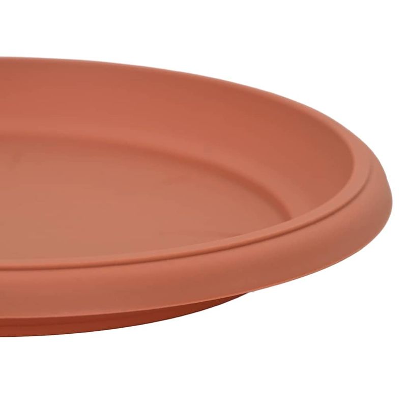 Casa si Gradina - Gradinarit si plante - Plante si ghivece - Ghivece si suporturi - Tava rotunda pentru flori 24 pcs Rosu caramida Ø 14 x 2 cm - Infinity.ro