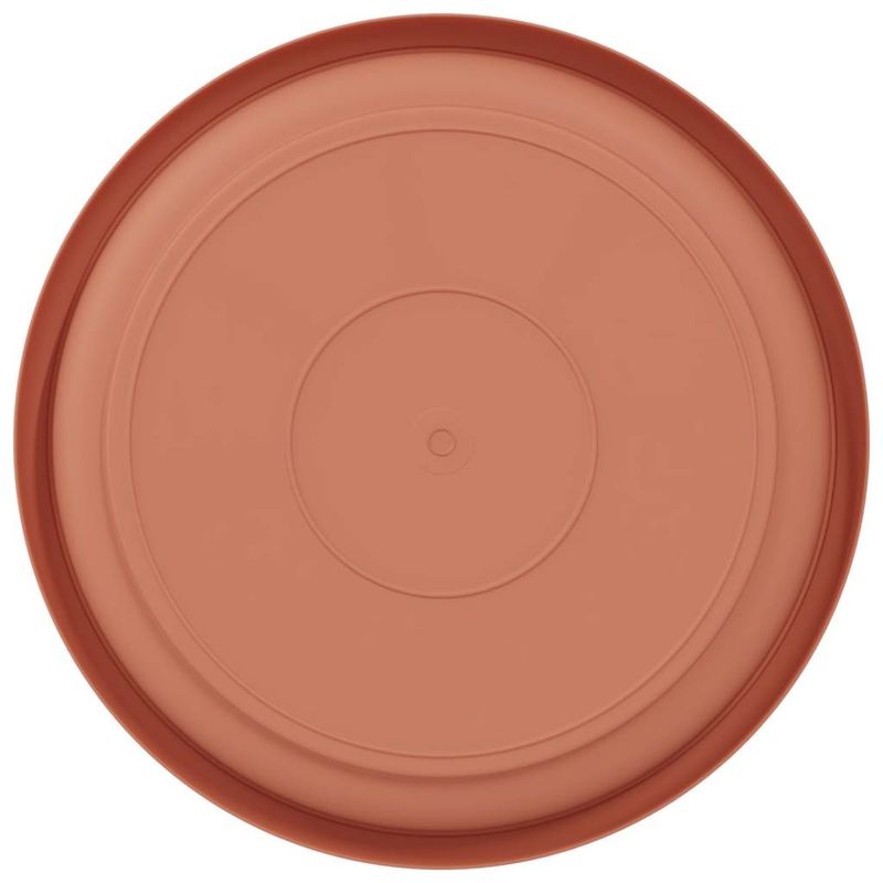 Casa si Gradina - Gradinarit si plante - Plante si ghivece - Ghivece si suporturi - Tava rotunda pentru flori 6 pcs Rosu caramida Ø 14 x 2 cm - Infinity.ro