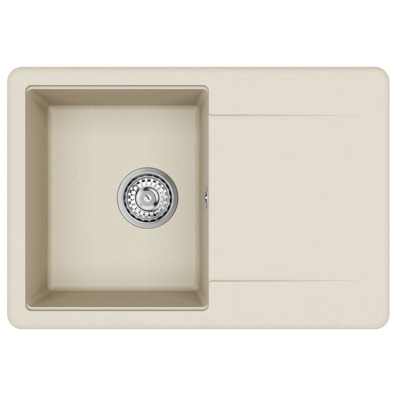 Casa si Gradina - Sanitare - Chiuveta bucatarie si accesorii - Chiuvete bucatarie - Chiuveta Bej 670 x 460 mm 80% Quartz si 20% Rasina - Infinity.ro