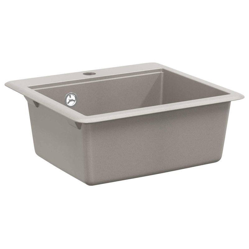 Casa si Gradina - Sanitare - Chiuveta bucatarie si accesorii - Chiuvete bucatarie - Chiuveta Gri 470 x 440 mm Granit - Infinity.ro