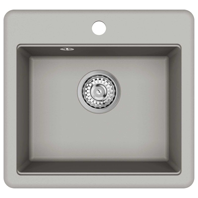 Casa si Gradina - Sanitare - Chiuveta bucatarie si accesorii - Chiuvete bucatarie - Chiuveta Gri 470 x 440 mm Granit - Infinity.ro