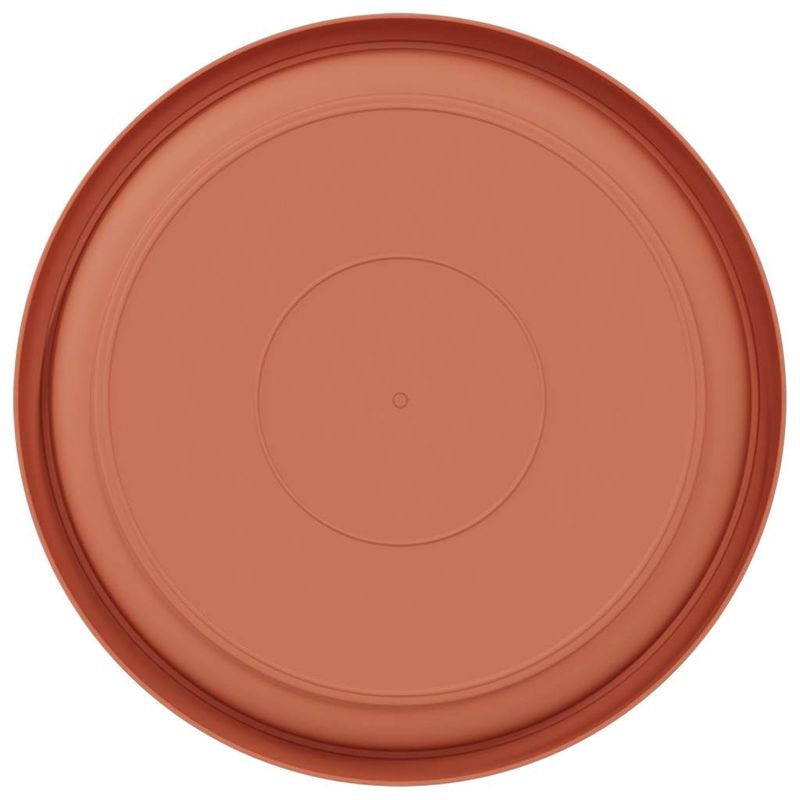 Casa si Gradina - Gradinarit si plante - Plante si ghivece - Ghivece si suporturi - Tava rotunda pentru flori 6 pcs Rosu caramida Ø 14 x 2 cm - Infinity.ro
