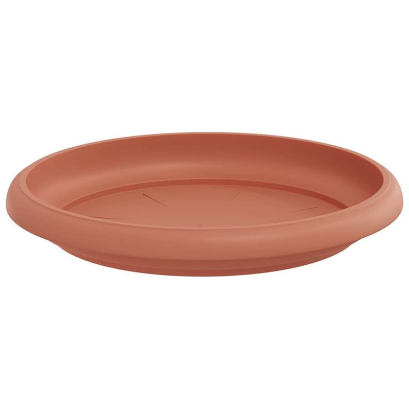 Casa si Gradina - Gradinarit si plante - Plante si ghivece - Ghivece si suporturi - Tava rotunda pentru flori 24 pcs Rosu caramida Ø 14 x 2 cm - Infinity.ro