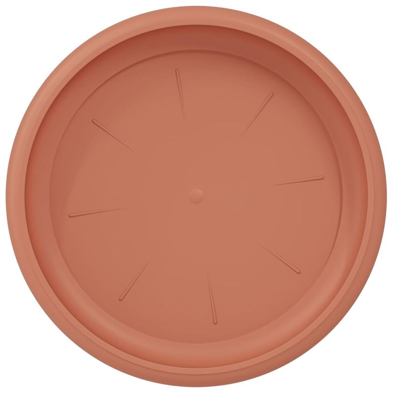 Casa si Gradina - Gradinarit si plante - Plante si ghivece - Ghivece si suporturi - Tava rotunda pentru flori 24 pcs Rosu caramida Ø 14 x 2 cm - Infinity.ro
