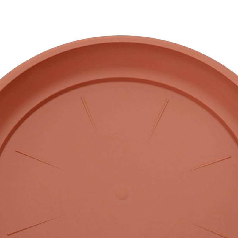 Casa si Gradina - Gradinarit si plante - Plante si ghivece - Ghivece si suporturi - Tava rotunda pentru flori 24 pcs Rosu caramida Ø 14 x 2 cm - Infinity.ro
