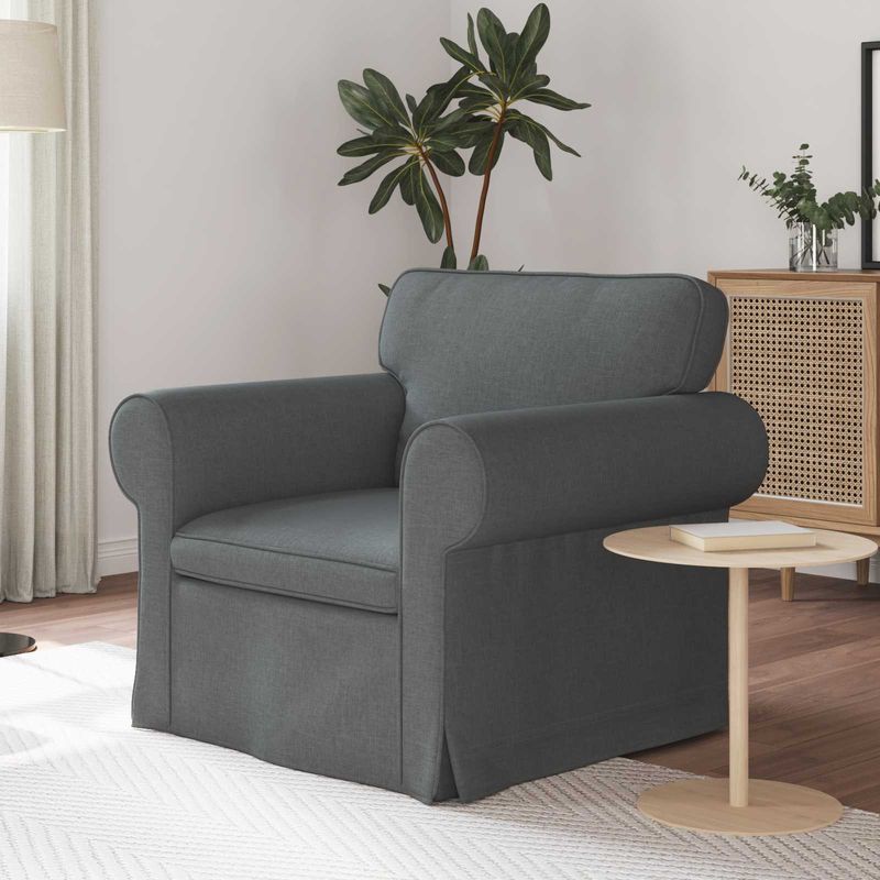 Casa si Gradina - Mobilier - Canapele si coltare - Canapele - Canapea 60cm Gri inchis Metal - Infinity.ro