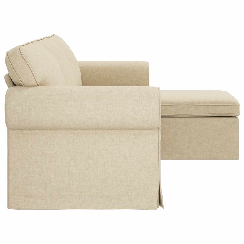 Casa si Gradina - Mobilier - Canapele si coltare - Canapele - Canapea 180cm Crem Metal - Infinity.ro