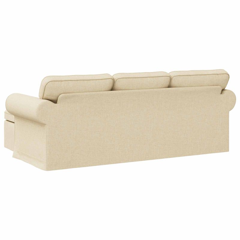 Casa si Gradina - Mobilier - Canapele si coltare - Canapele - Canapea 180cm Crem Metal - Infinity.ro